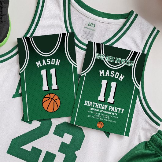 Sports 11 Birthday Party Invitation 招待状