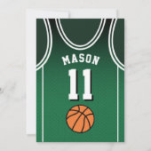 Sports 11 Birthday Party Invitation 招待状 (裏面)