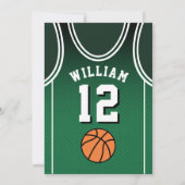 Sports 12 Birthday Party Invitation 招待状 (裏面)