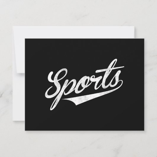 Sports A皮肉なおもしろいデザインはSと言う セーブザデート (正面)