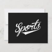 Sports A皮肉なおもしろいデザインはSと言う セーブザデート (裏面)
