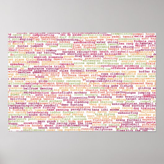 Sports Background ポスター (正面)