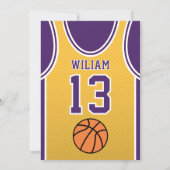 Sports Birthday Invitation 招待状 (裏面)