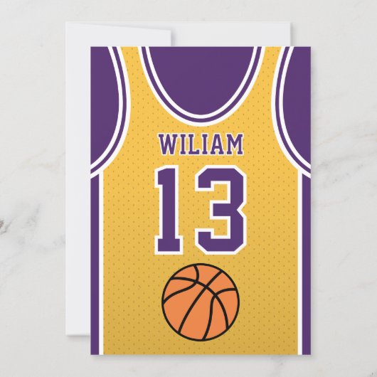 Sports Birthday Invitation 招待状 (裏面)