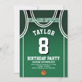 Sports Birthday Party Invitation 招待状 (正面)