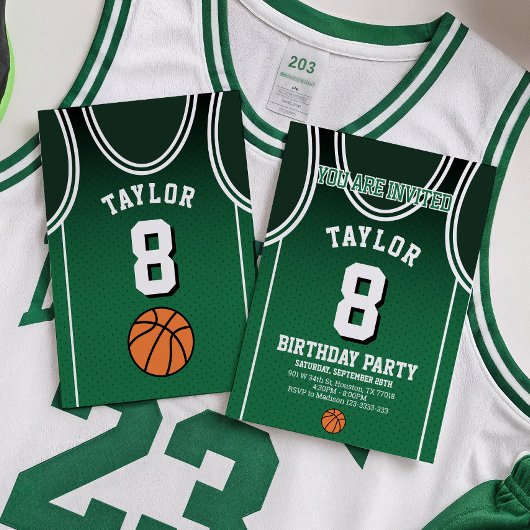 Sports Birthday Party Invitation 招待状