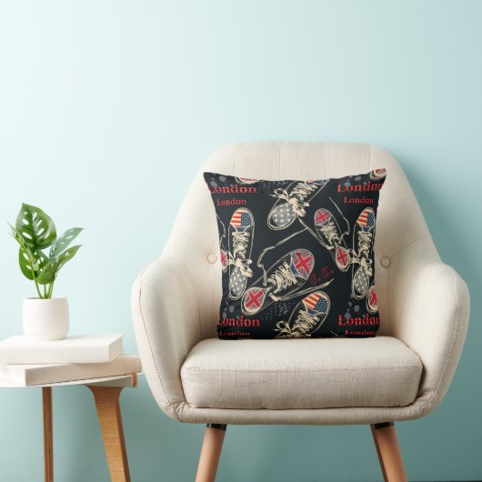 Sports Boots Fashion Pattern  クッション (椅子)