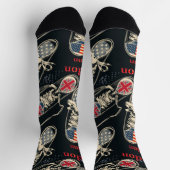 Sports Boots Fashion Pattern ソックス (上部)