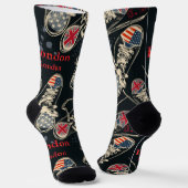 Sports Boots Fashion Pattern ソックス (傾斜あり)