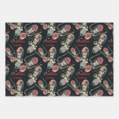 Sports Boots Fashion Pattern  ラッピングペーパーシート (正面)