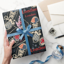 Sports Boots Fashion Pattern  ラッピングペーパー