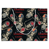 Sports Boots Fashion Pattern  ラージペーパーバッグ (裏面)