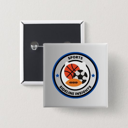 Sports Button 缶バッジ (正面&裏面)