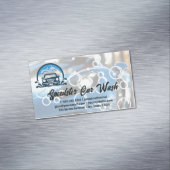 Sports Car | Auto Wash Clean Detailing マグネット名刺 (インサイチュ)