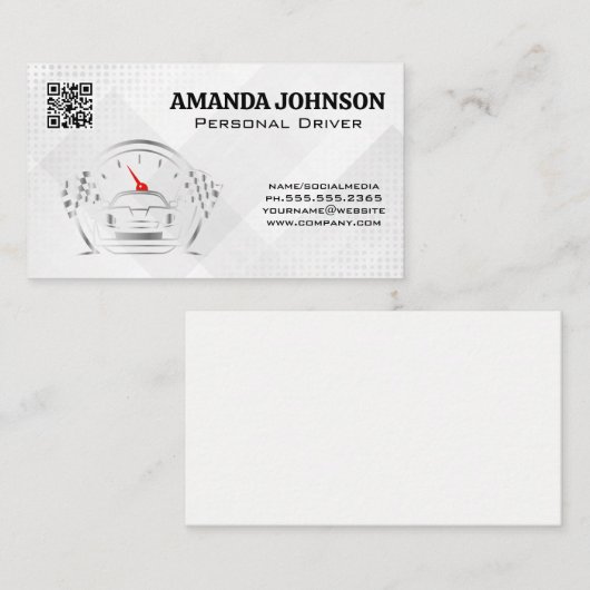 Sports Car | Driver Transport 名刺 (正面/裏面)