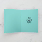 Sports Coach Appreciation Card, Thank You Card 案内状 (内部)