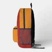 Sports Dynamic Bicolor Soccer Backpack - Cool プリントバックパック (右)