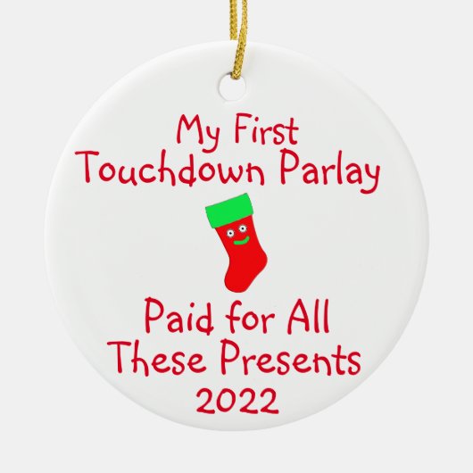 Sports Gambling Ceramic Ornament セラミックオーナメント (正面)