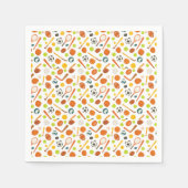 Sports Game Time All-Star Birthday | Kids Sport スタンダードカクテルナプキン (正面)