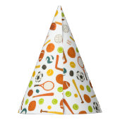 Sports Game Time All-Star Birthday | Kids Sport パーティーハット (裏面)