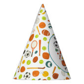 Sports Game Time All-Star Birthday | Kids Sport パーティーハット (左)