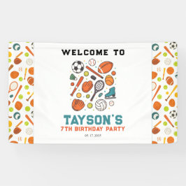 Sports Game Time All-Star Birthday | Kids Sport 横断幕