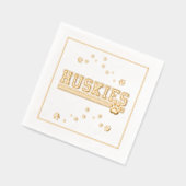 Sports Huskies  箔ナプキン (左)