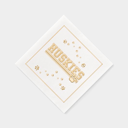 Sports Huskies  箔ナプキン (右)