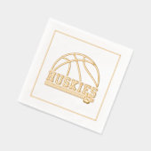 Sports Huskies 箔ナプキン (左)