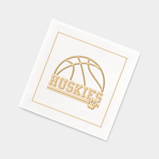 Sports Huskies  箔ナプキン (左)