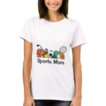 Sports Momカスタマイズ可能Tシャツ