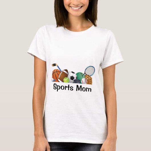 Sports Momカスタマイズ可能Tシャツ Tシャツ (正面)