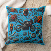 Sports Motorcycles: Speed and Performance クッション (ブランケット)