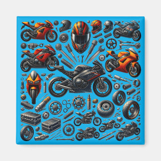 Sports Motorcycles: Speed and Performance マグネット