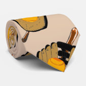 Sports Necktie with Baseball Glove & Bat ネクタイ (ロール)