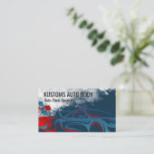 Sports Racing Car | Auto Body Shop 名刺 (スタンド正面)