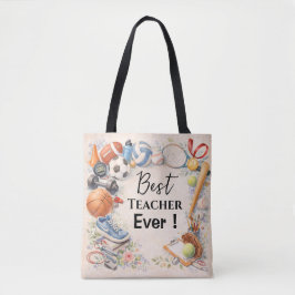 Sports Teacher Thank You Gift End of School Year トートバッグ