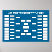 Sports Tournament Bracket ポスター (正面)