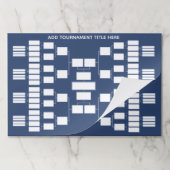 Sports Tournament Bracket for 48 teams ペーパーパッド (折り畳み)