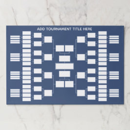 Sports Tournament Bracket for 48 teams ペーパーパッド