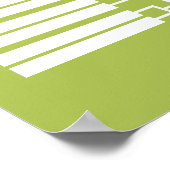 Sports Tournament Bracket for 64 Teams ポスター (角)