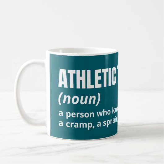 Sports Trainer Definition – Athletic Trainer Mug コーヒーマグカップ (左)