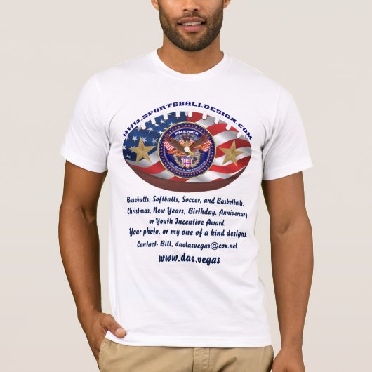sportsballgraphicsdesigner tシャツ (正面)