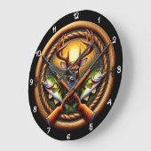 Sportsman’s Heritage Trophy ラージ壁時計 (傾斜)