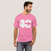 SPORTY 40 Sports インスパイア 40th BIRTHDAY Tシャツ (正面フル)