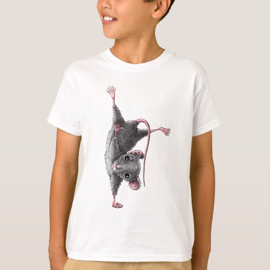 Sporty Animal - Hang Loose Mouse Tシャツ (正面)