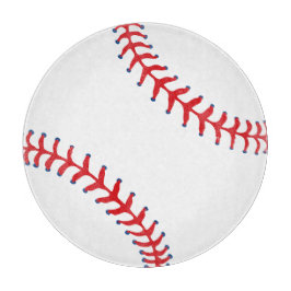 Sporty-Baseball Classic Red & White Sports Themed カッティングボード
