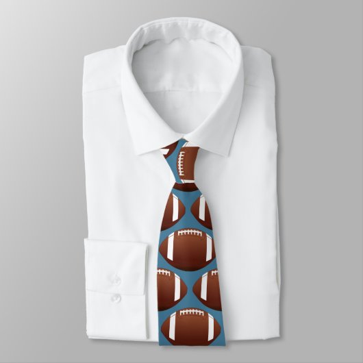 Sporty Federal Blue Football Tie ネクタイ (タイ)