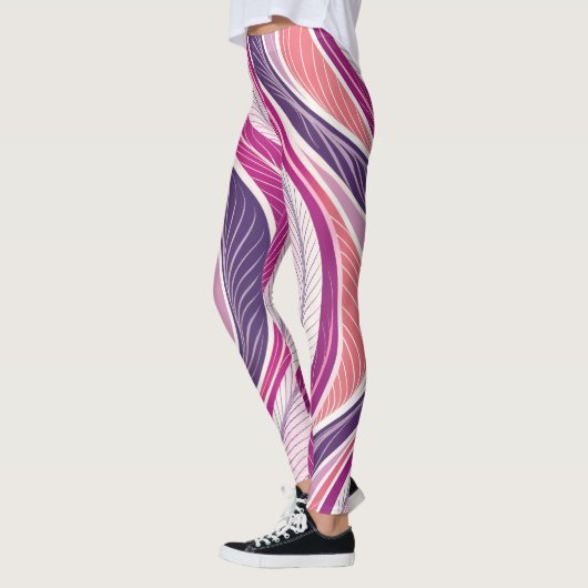 Sporty Feminine Seamless Pattern for Leggings and  レギンス (左)