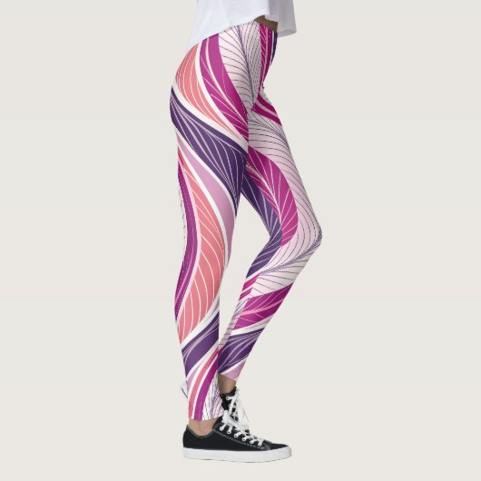Sporty Feminine Seamless Pattern for Leggings and  レギンス (右)